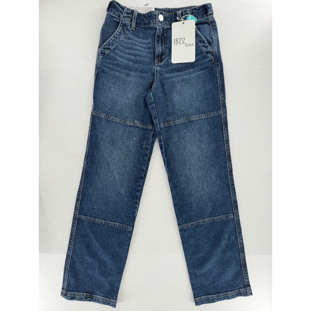 1822 Denim Jeans Women’s Size 4/27 Cargo Carpenter Double Knee Straight Fit​